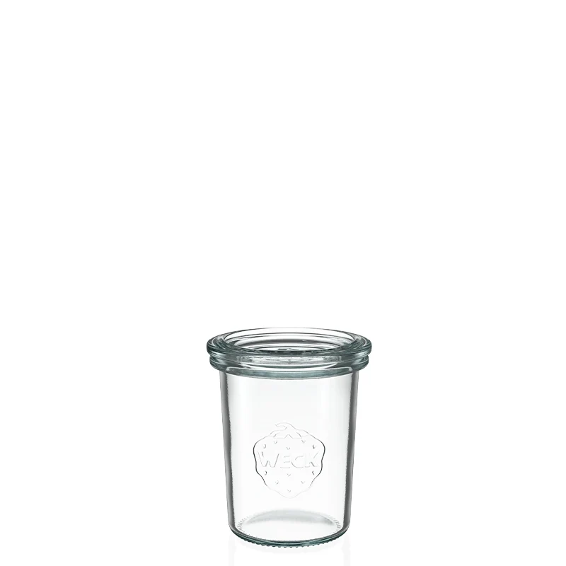 Sturzglas 140 ml mit Glasdeckel (12 St.)