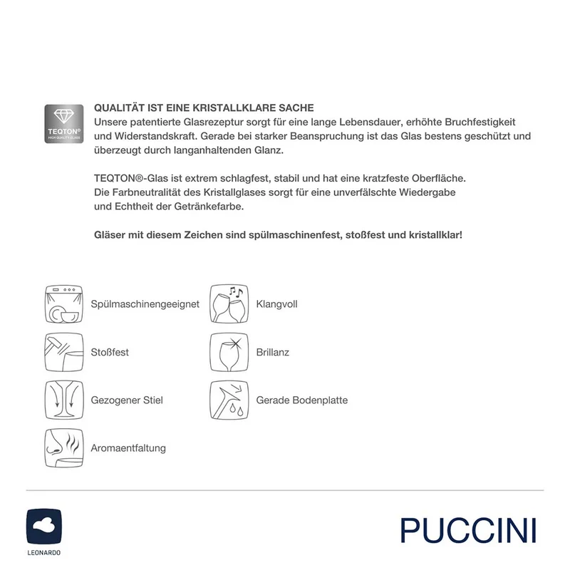 Weinglas PUCCINI 560 ml gold 2er-Set