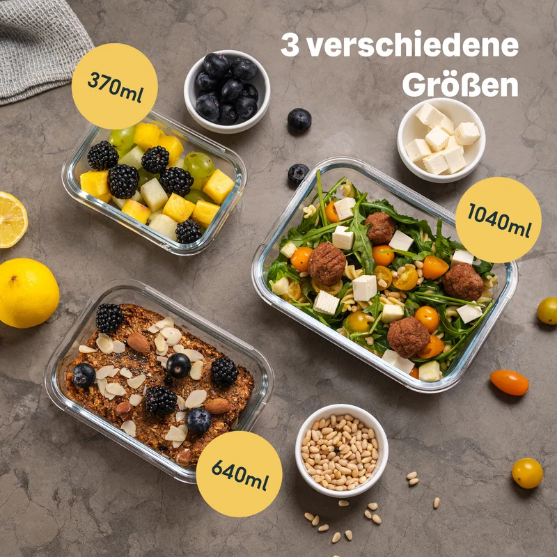 Frischhaltedosen 6er Set