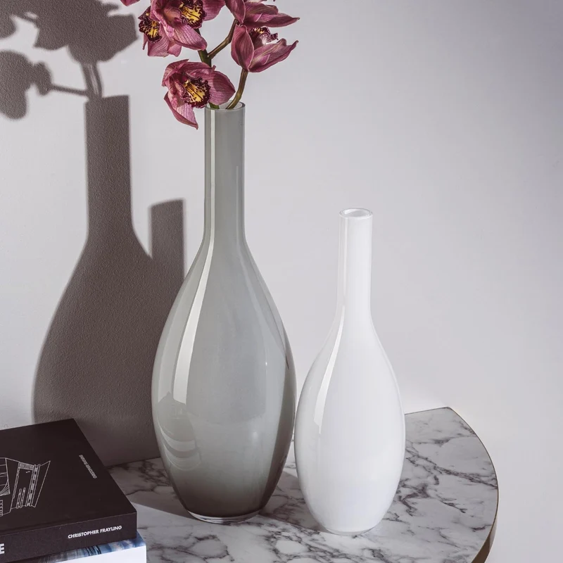 Vase BEAUTY 50 cm grau