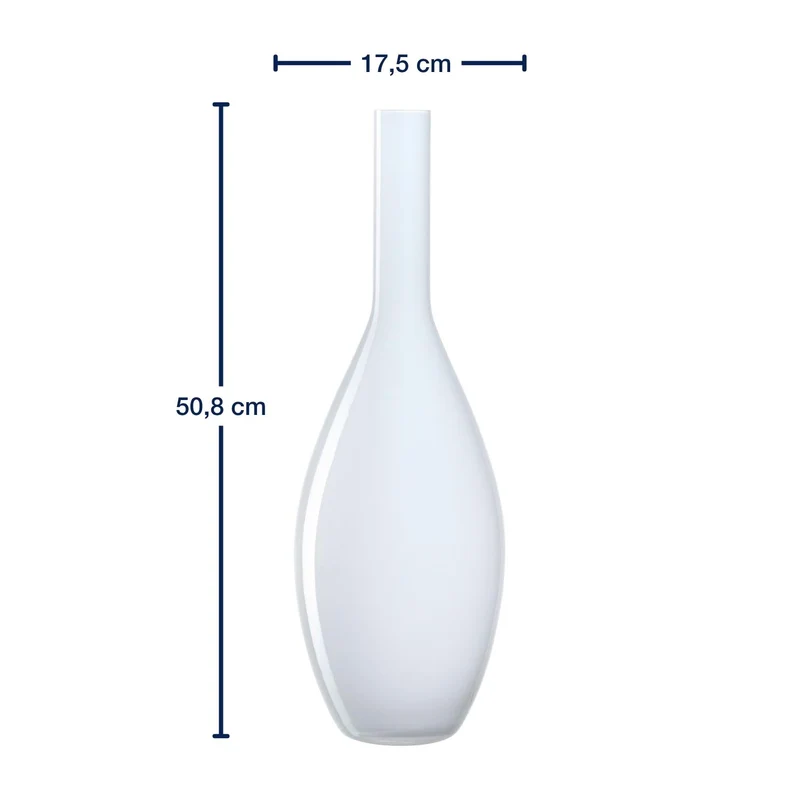 Vase BEAUTY 50 cm weiß