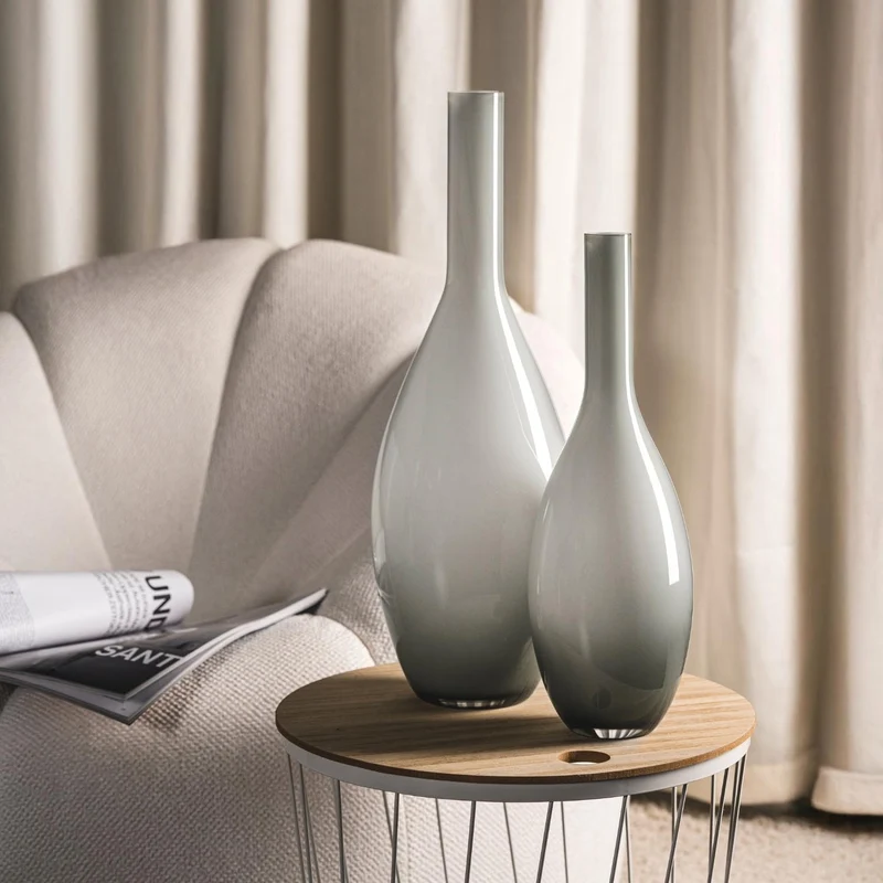 Vase BEAUTY 39 cm grau