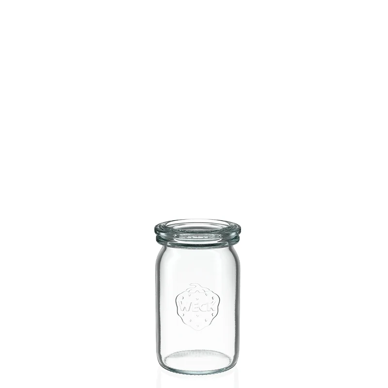 Zylinderglas 125 ml mit Glasdeckel (12 St.)