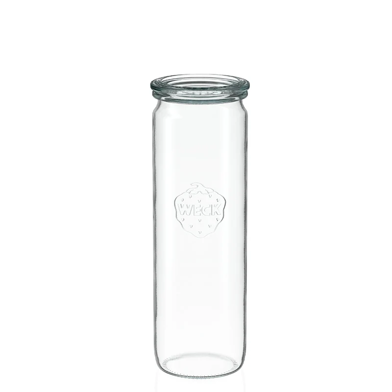 Zylinderglas 550 ml mit Glasdeckel (6 St.)