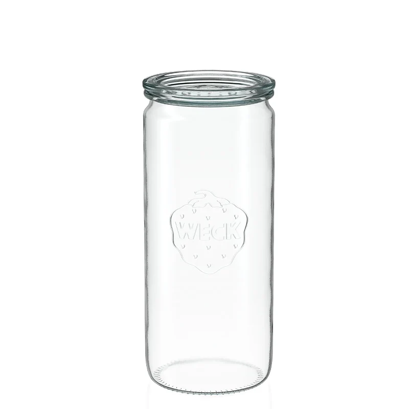 Zylinderglas 975 ml mit Glasdeckel (6 St.)
