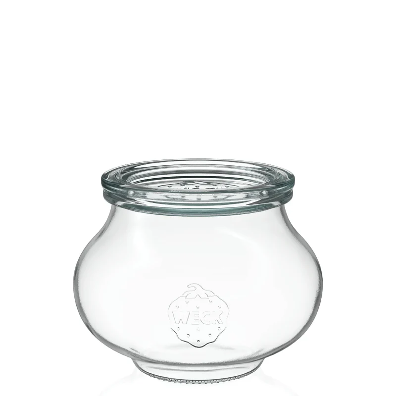 Schmuckglas 500 ml mit Glasdeckel (6 St.)