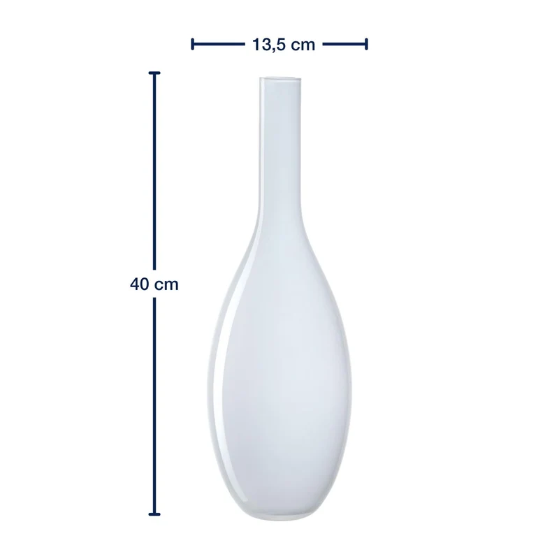 Vase BEAUTY 39 cm weiß