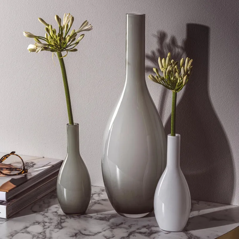 Vase BEAUTY 18 cm grau