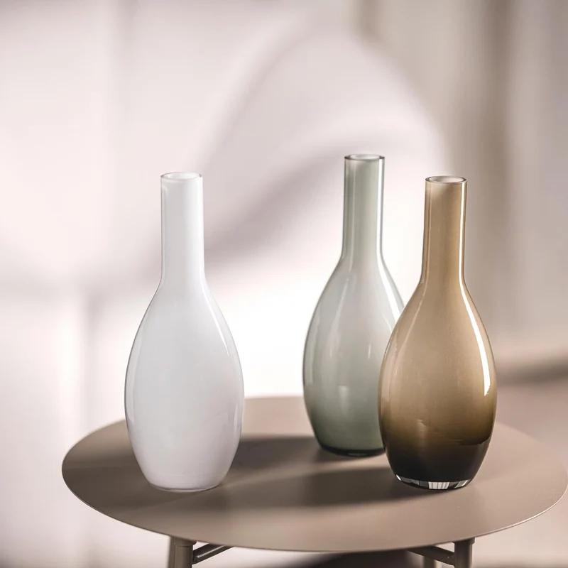 Vase BEAUTY 18 cm grau