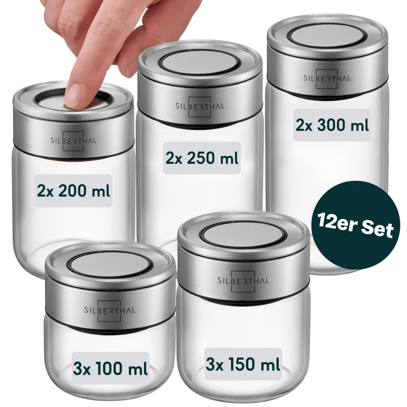 Gewürzgläser 12er Set