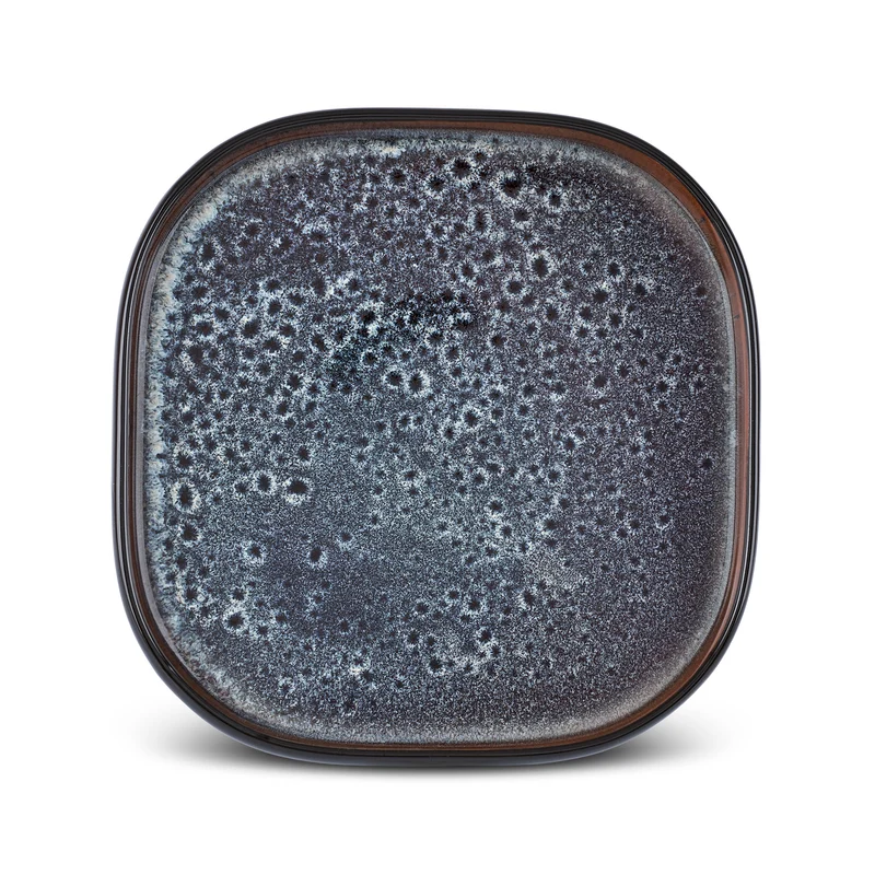 Karaca Earth Collection Galactic Shiny Black 55-teiliges Tafelservice für 12 Personen