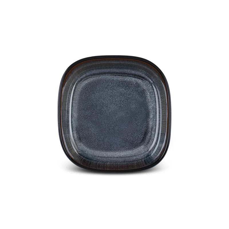 Karaca Earth Collection Galactic Shiny Black 55-teiliges Tafelservice für 12 Personen