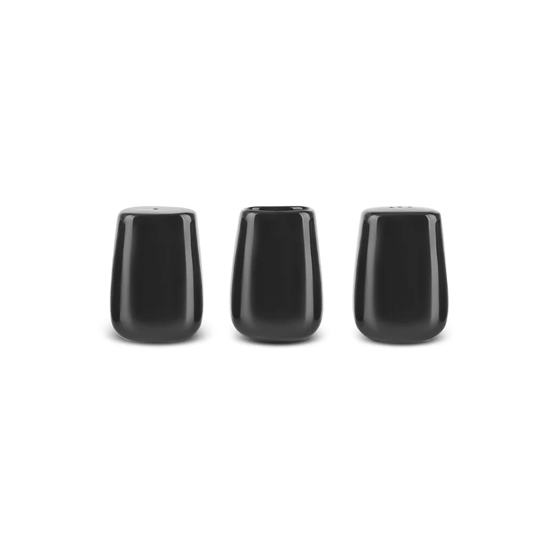 Karaca Earth Collection Galactic Shiny Black 55-teiliges Tafelservice für 12 Personen