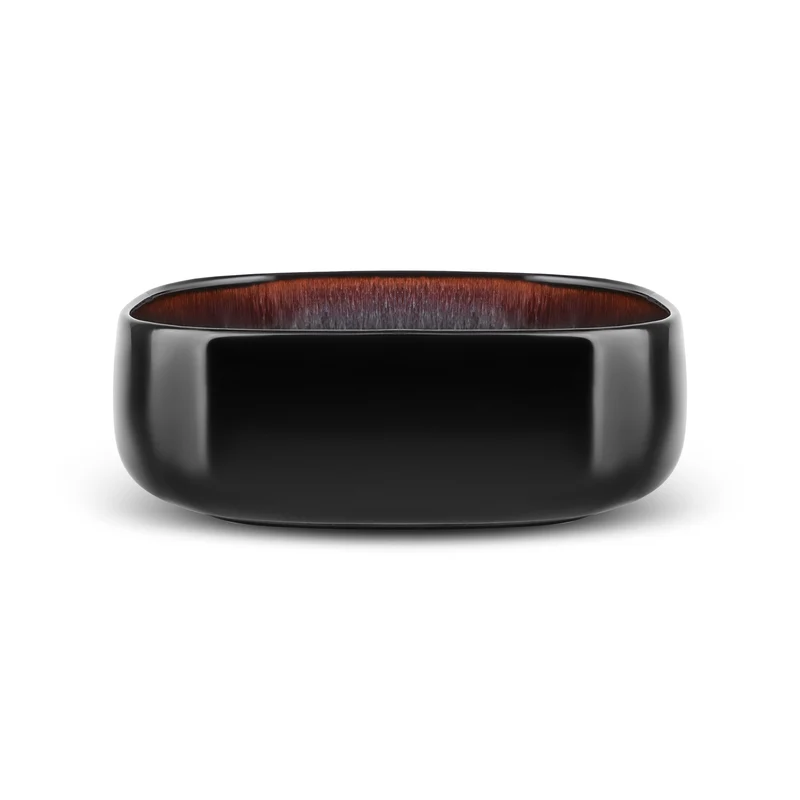 Karaca Earth Collection Galactic Shiny Black 55-teiliges Tafelservice für 12 Personen