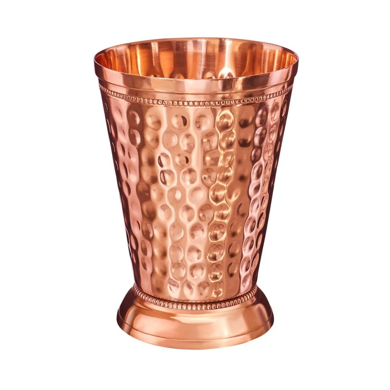 Kupferbecher Caesar – Cocktailbecher (gehämmert, römisch-geprägter Stil, 300 ml)