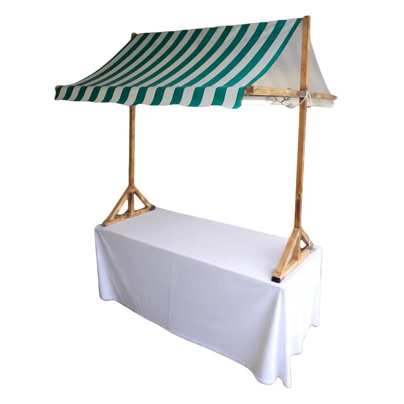 Marktstand mit Licht