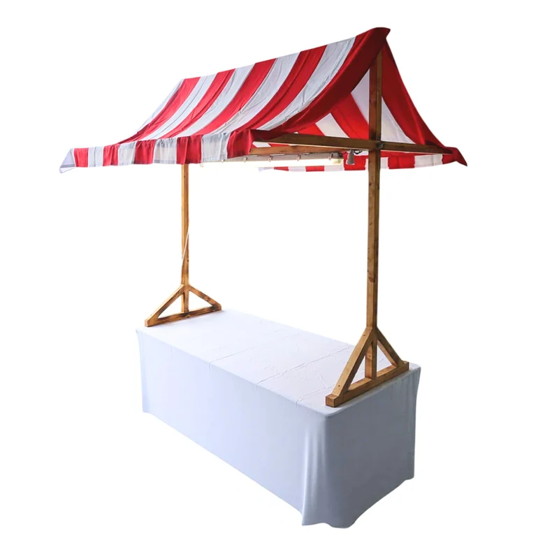 Marktstand mit Licht
