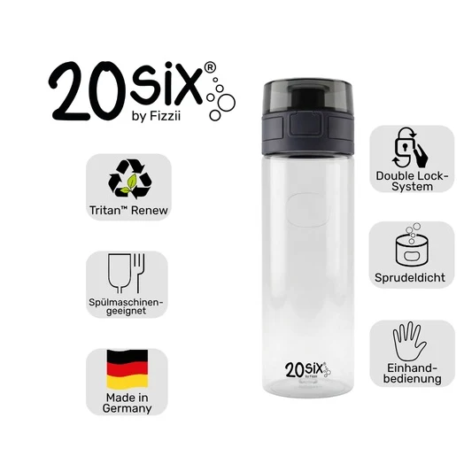 Fizzii 20six Sportflasche Trinkflasche 750ml