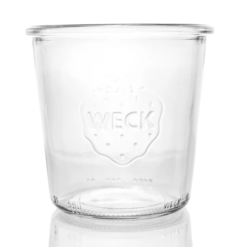 WECK-Sturzglas 580 ml RR 100 ohne Glasdeckel