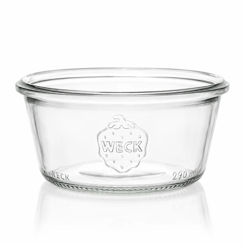 WECK-Sturzglas 290 ml RR 100 Schale ohne Glasdeckel