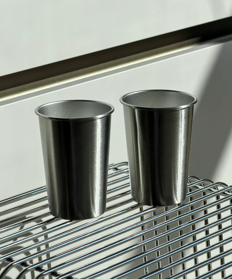 Großer Edelstahl Becher | Steel