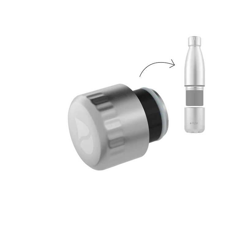 FLSK Trinkflasche mit Becher Ersatzdeckel