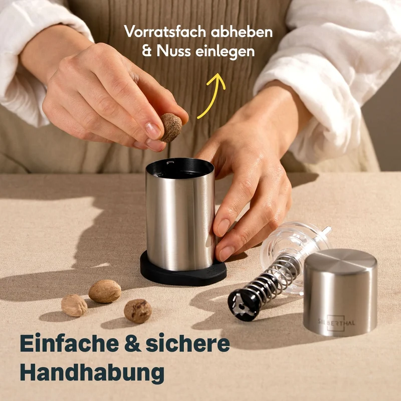 Gewürzmühle + Muskatmühle Set