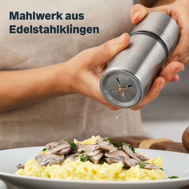 Gewürzmühle + Muskatmühle Set