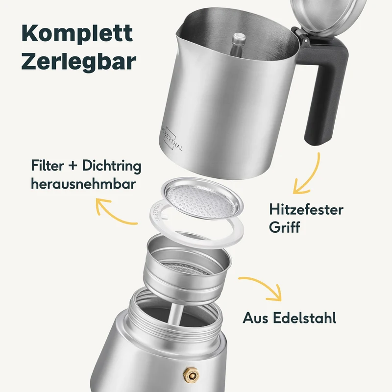 Espressokocher 4 Tassen