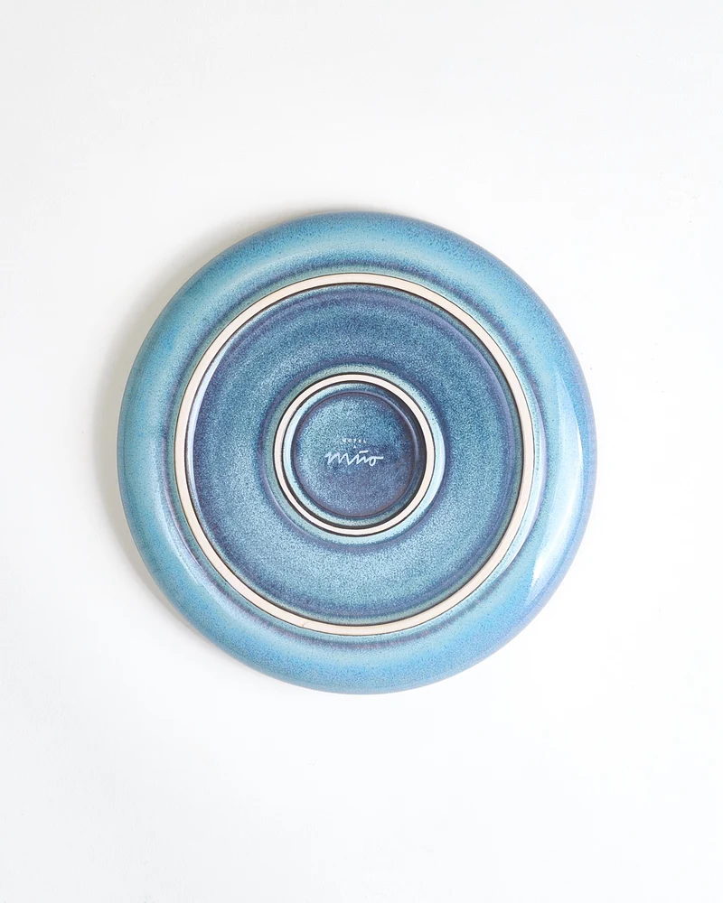 Madeira Teller groß modern grünblau