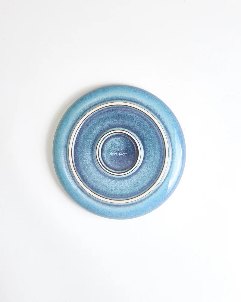 Madeira Teller klein modern grünblau
