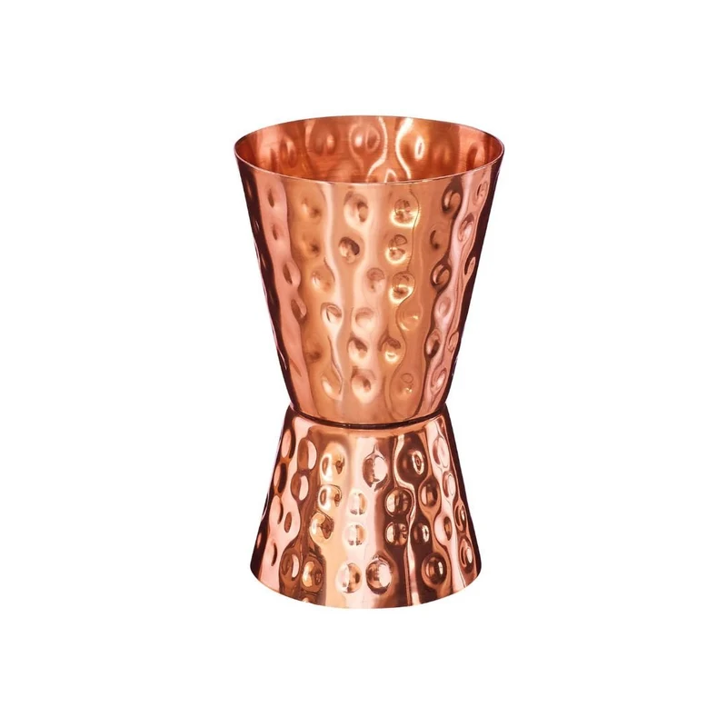 Cocktail-Messbecher 3 und 5 cl aus reinem Kupfer