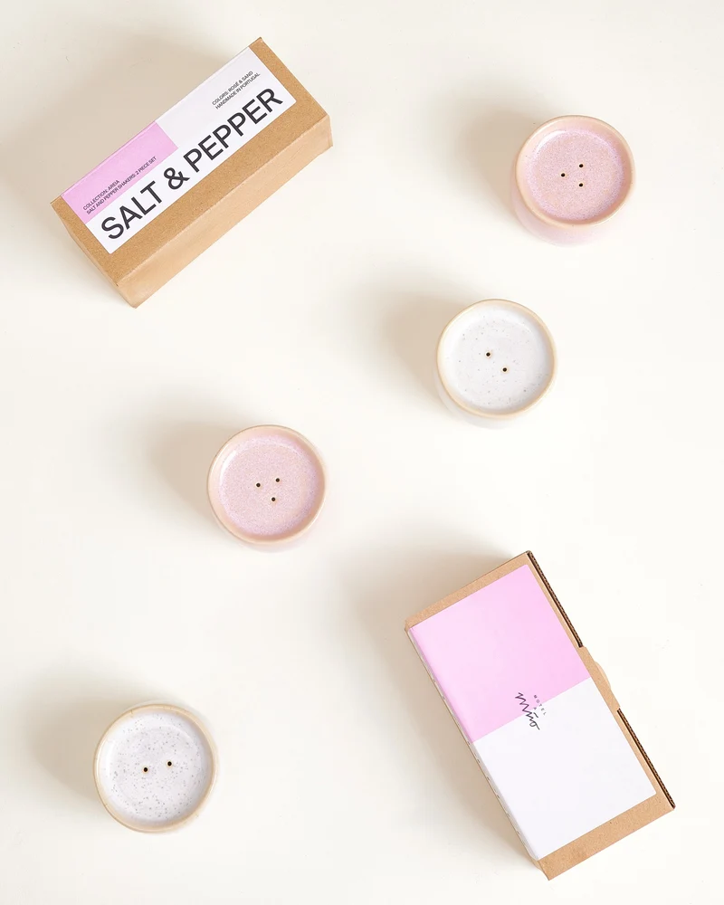 Areia Salz- & Pfefferstreuer sand rosé