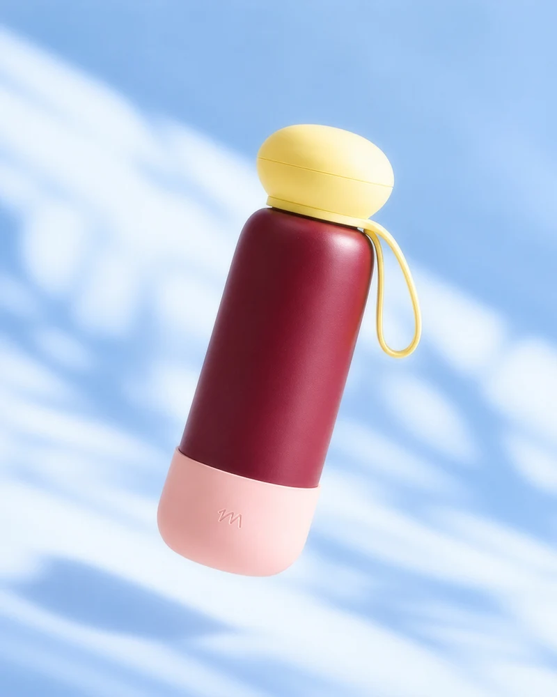 Lola Flaschendeckel mit Schlaufe gelb