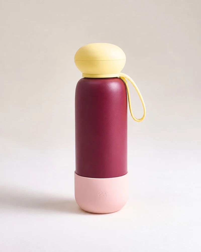 Lola Flaschendeckel mit Schlaufe gelb