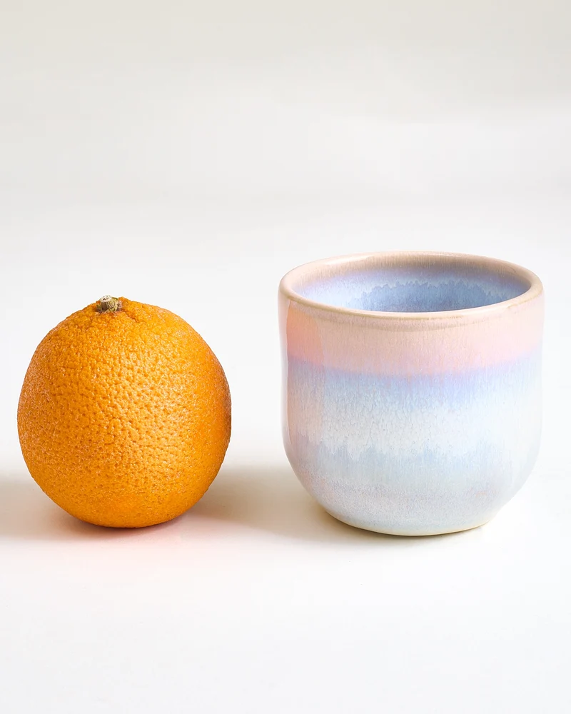 Nola Becher groß rosé blau 6er-Set