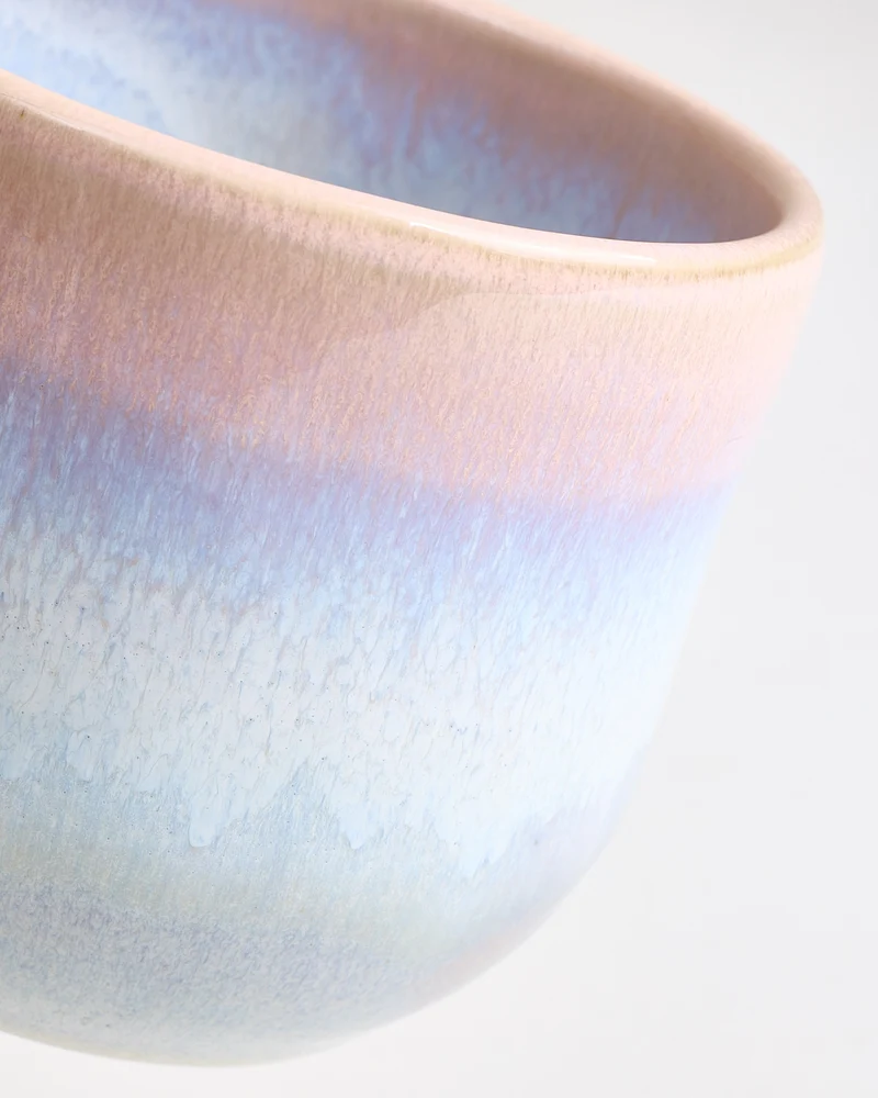 Nola Becher groß rosé blau