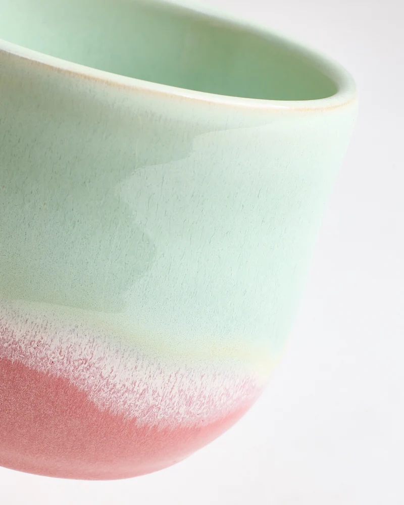 Nola Becher groß lime rosa