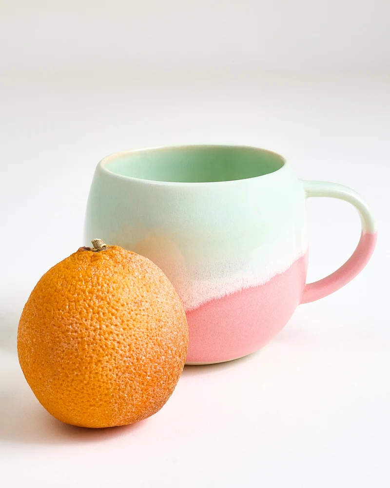 Nola Tasse groß lime rosa 6er-Set