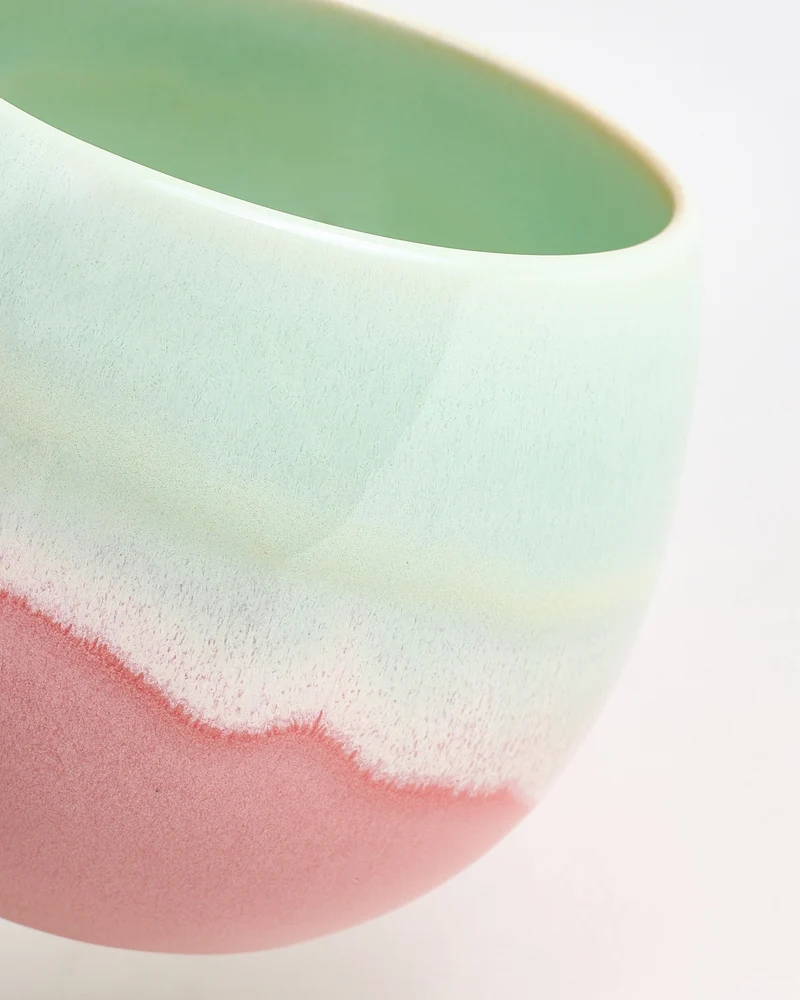 Nola Tasse groß lime rosa