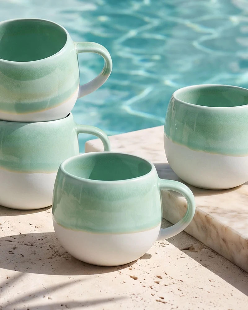Nola Tasse groß grün