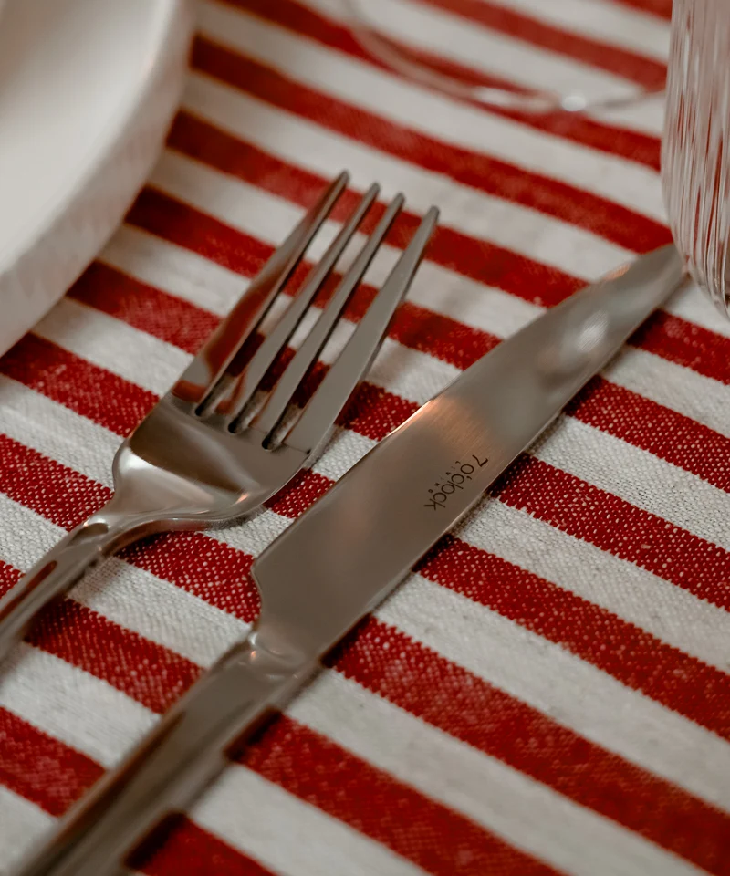 Besteck-Set Silber matt-gebürstet | Tava