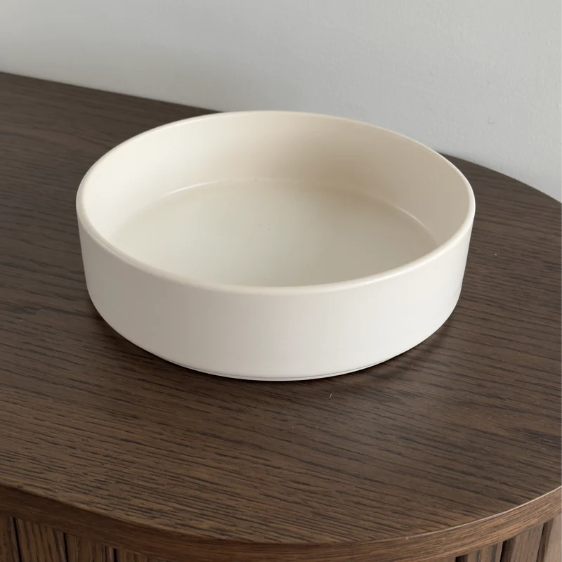 Große Bowl cremeweiß-matt | Nia