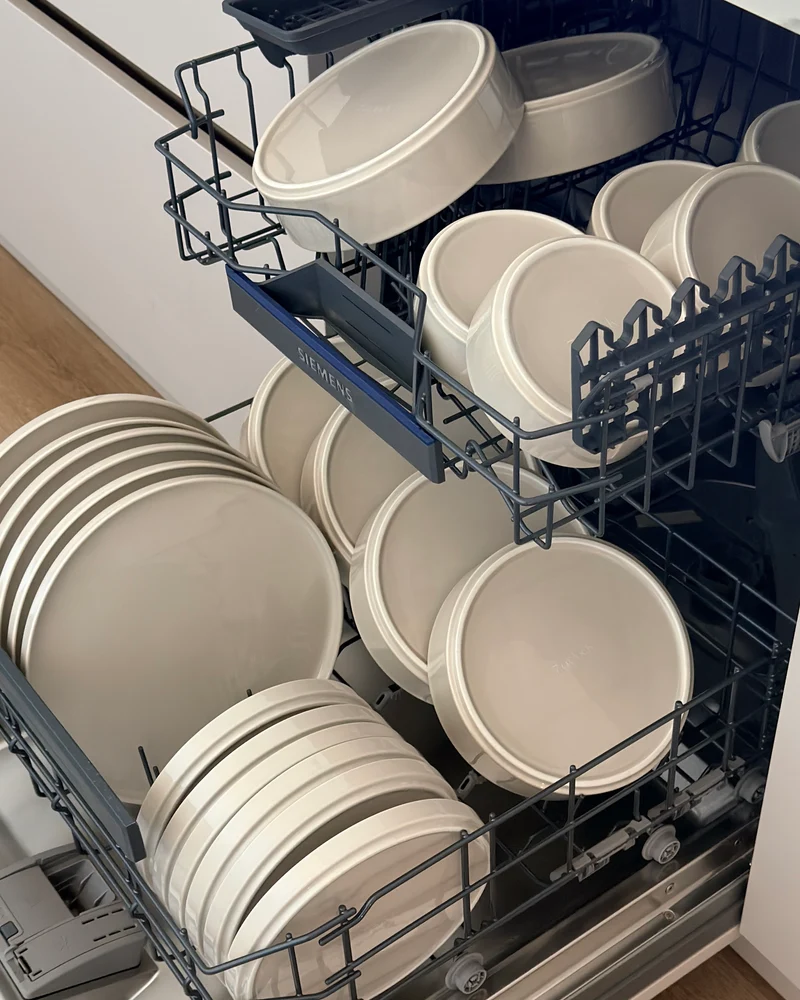 3er Set große Teller beige | Nia