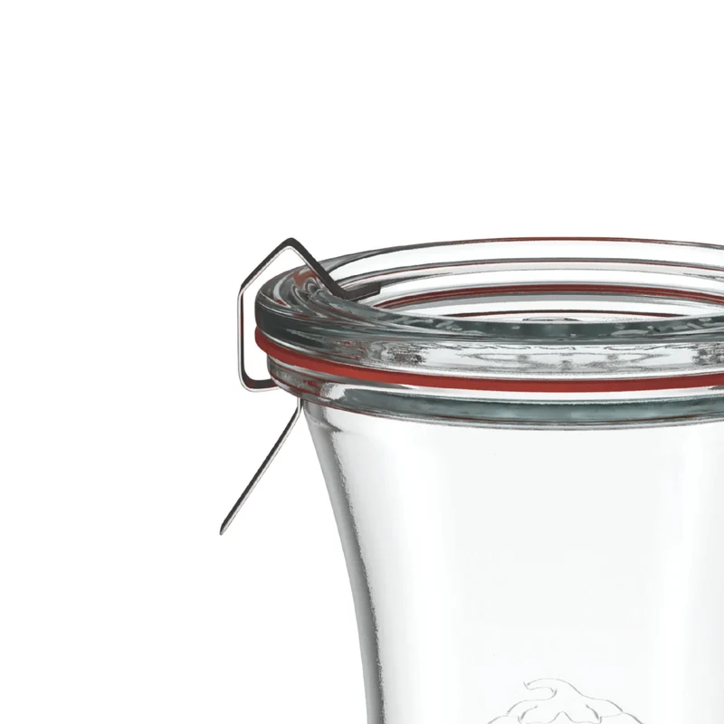 Delikatessenglas 160 ml mit Glasdeckel (6 St.)