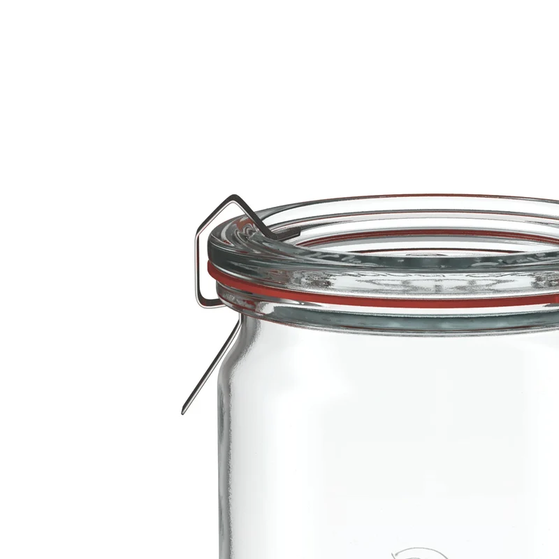 Zylinderglas 325 ml mit Glasdeckel (6 St.)