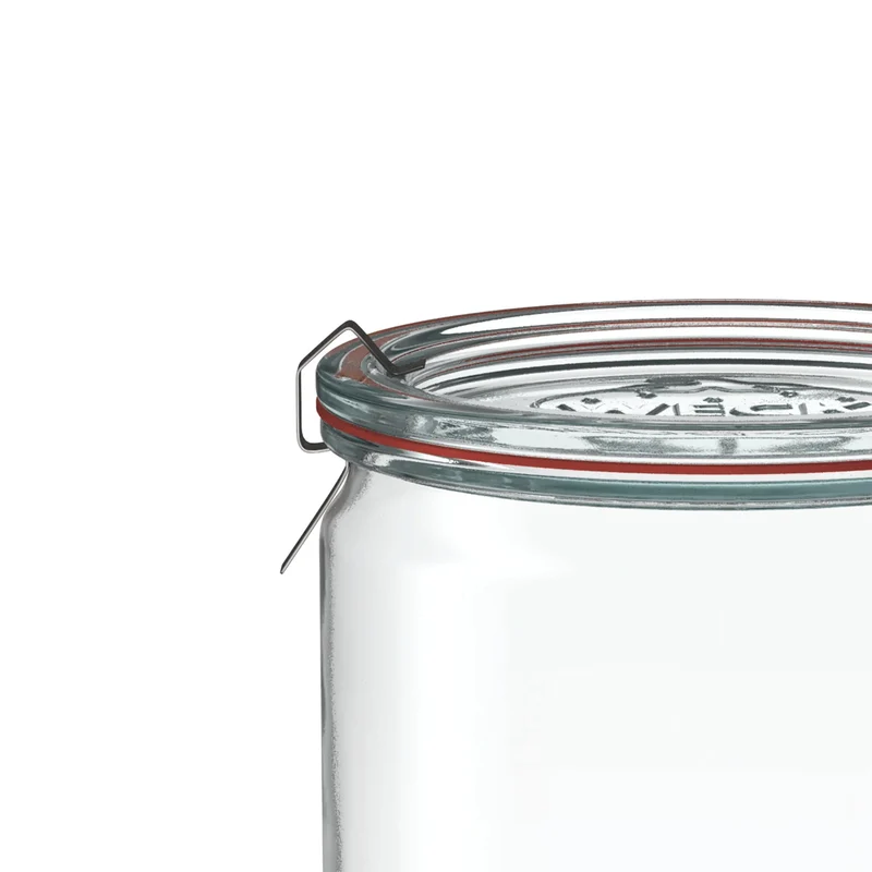 Zylinderglas 1450 ml mit Glasdeckel (6 St.)