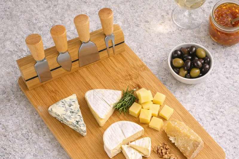 Cookinglife Käsemessenset 5-teilig - RVS - Schneiden und Servieren von Käse