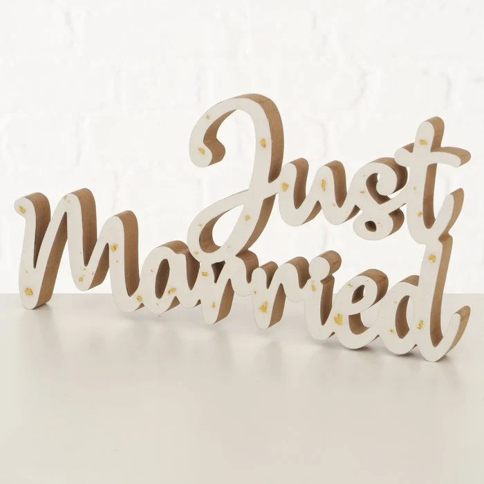Schriftzug Wedding