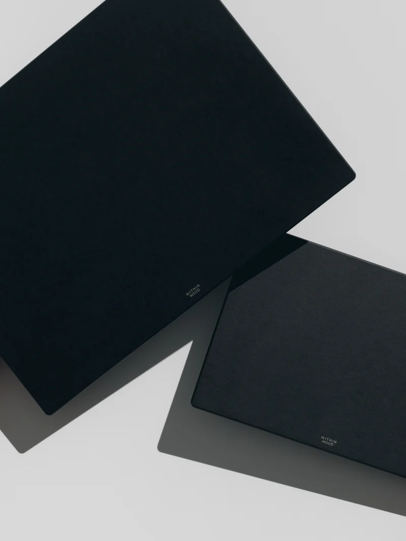 Cutting Board Set, black, small + large + Board Butter